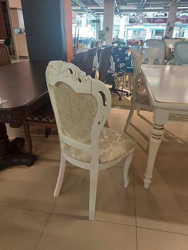 Кресло Bronte вишня / бежевый с патиной из шоурума 4